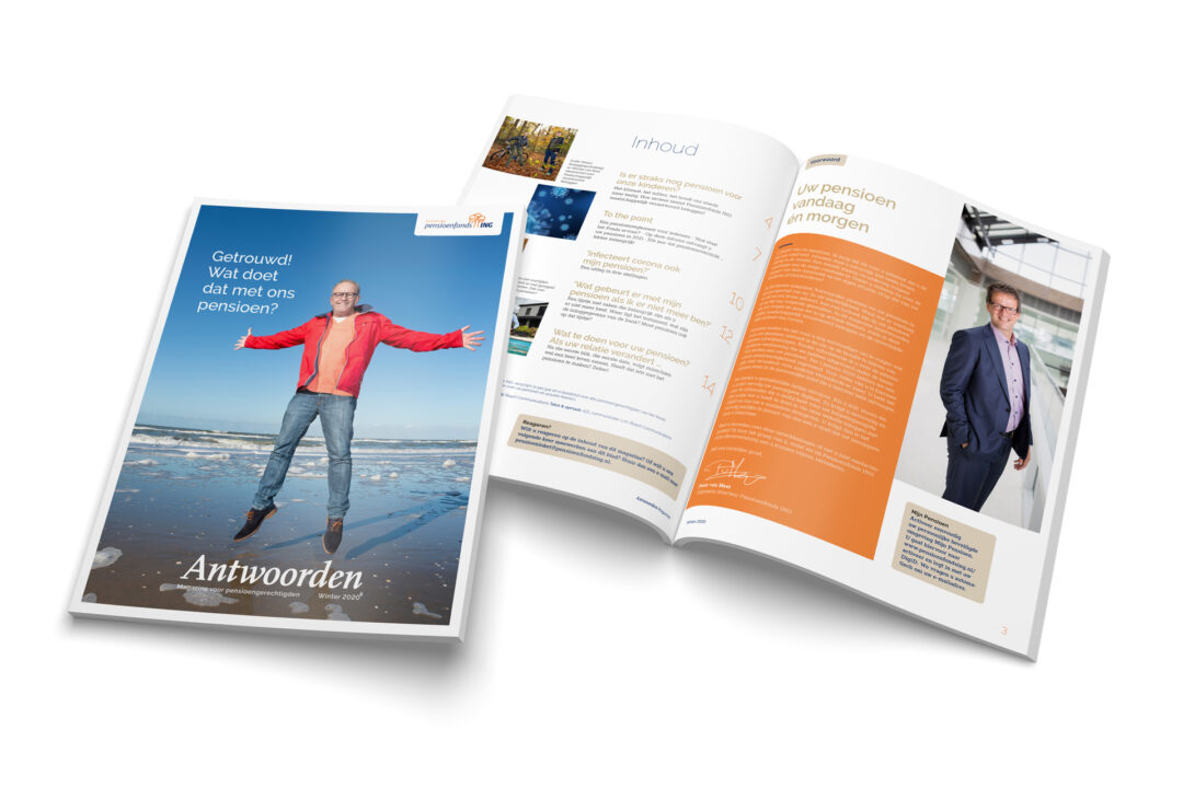 Cover winter 2020 pensioengerechtigden + Inhoudsopgave/Voorwoord
